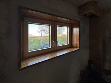 Fensterlaibung aus Eiche
