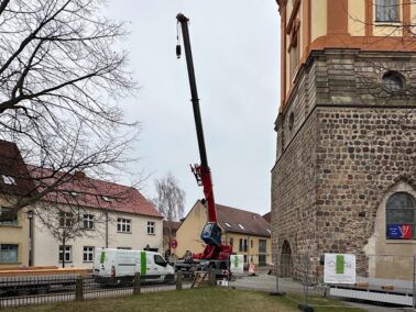 Sanierungsarbeiten am Kirchturm